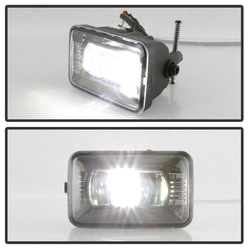Spyder 15-18 Ford F-150 / 17-18 Ford F-250/F-350 Full LED Fog Lights - w/o Switch (FL-LED-PRO-4) 9043277 9043277 Photo - Unmounted