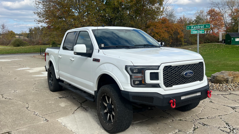 Fishbone Offroad 2015+ Ford F150 / 2017+ Raptor Pod Light Bracket - Black FB21353 FB21353 Photo - lifestyle view