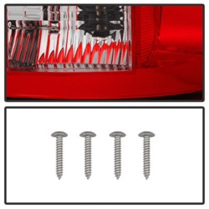 Spyder Dodge Ram 07-08 1500/Ram 07-09 2500/3500 LED Tail Lights Red Clear ALT-YD-DRAM06-LED-RC 5002631 5002631 Photo - Unmounted