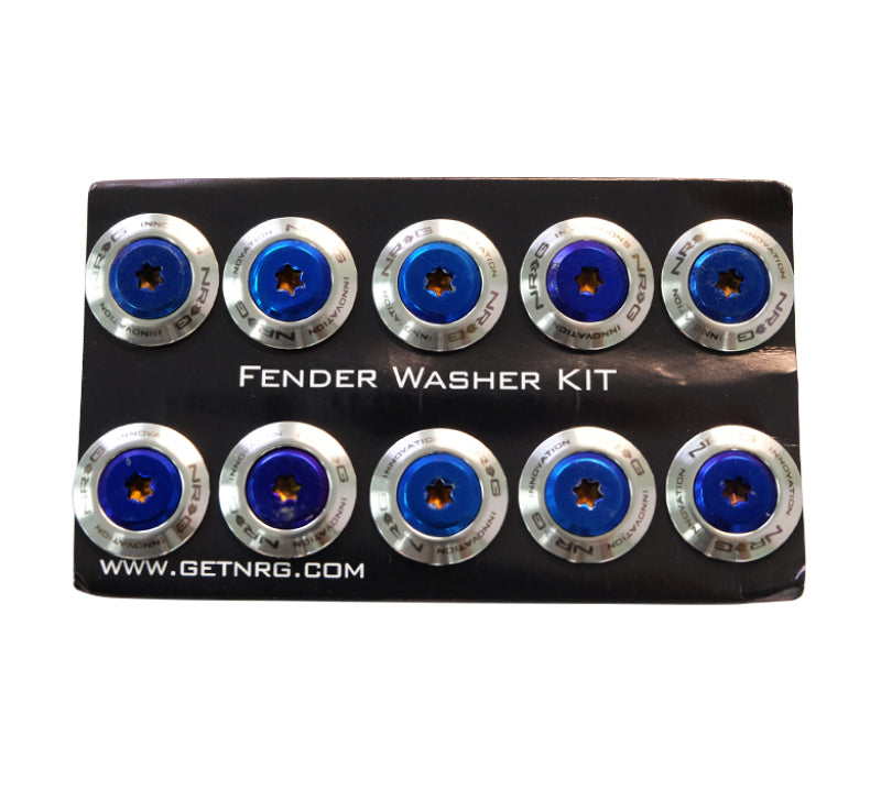 NRG Fender Washers Stainless Steel Washers with Burnt Titanium Torx Bolts FW-200ST Photo - Primary