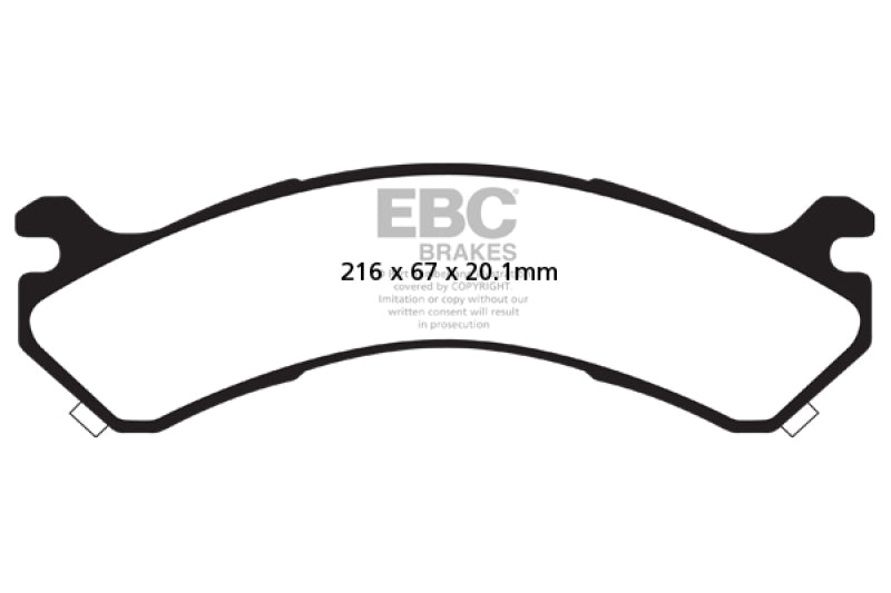 EBC Disc Brake Pad Set DP41663R Photo - Primary