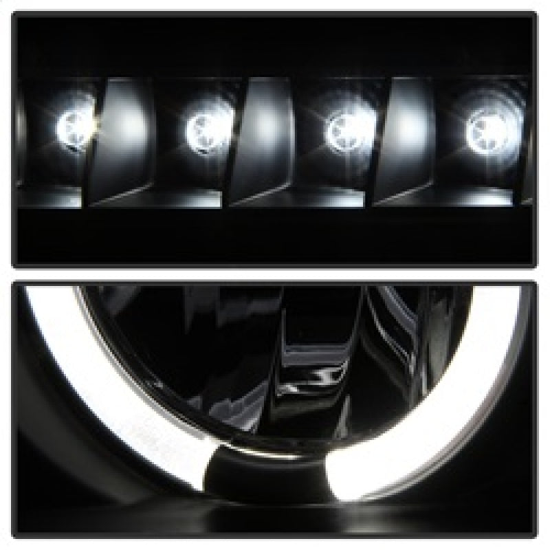 Spyder Toyota Tundra 07-133 Projector Headlights LED Halo LED Blk PRO-YD-TTU07-HL-BK 5012029 5012029 Photo - Unmounted