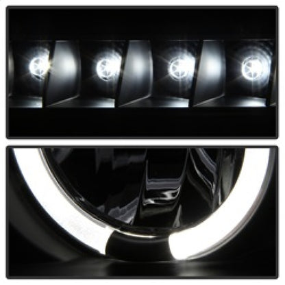Spyder Toyota Tundra 07-133 Projector Headlights LED Halo LED Blk PRO-YD-TTU07-HL-BK 5012029 5012029 Photo - Unmounted