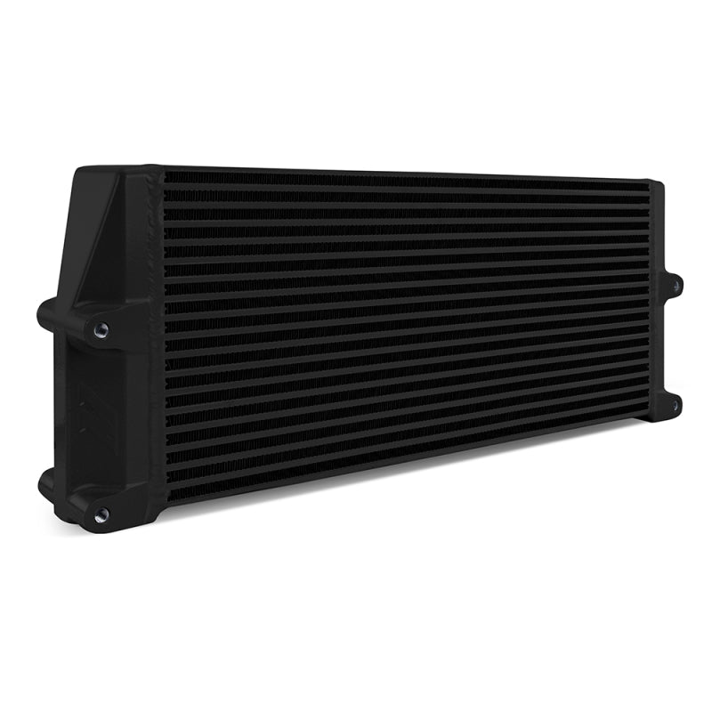 Mishimoto Heavy-Duty Oil Cooler - 17in. Same-Side Outlets - Black MMOC-SSO-17BK MMOC-SSO-17BK Photo - Primary