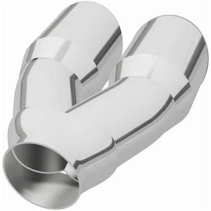 Magnaflow Double Wall 3in Dual Round Polished Tip 2.25in Inlet 35226 35226 Photo - out of package