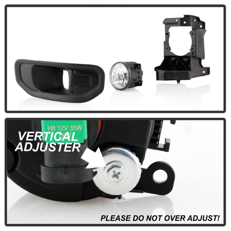 Spyder 19-20 Dodge Ram 1500 OEM Style Fog Lights w/Universal Switch- Clear (FL-DR19-C) 5086990 5086990 Photo - Unmounted
