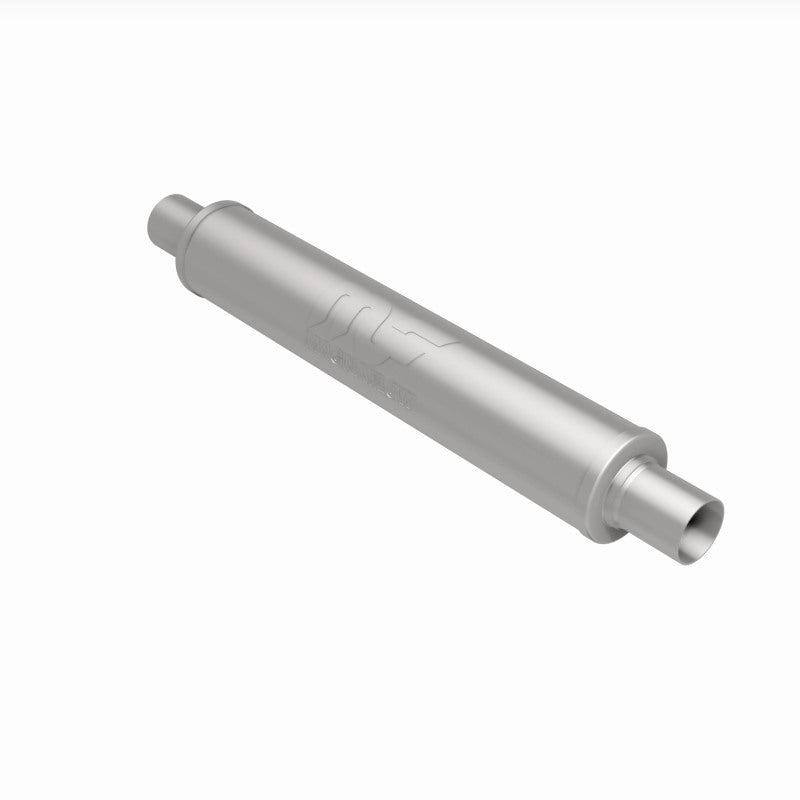 MagnaFlow 4" Round Center/Center Straight Through Performance Muffler 10435 360 Degree Image Set