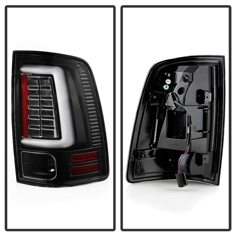 Spyder Dodge Ram 2013-2014 Light Bar LED Tail Lights - All Black ALT-YD-DRAM13V2-LED-BKV2 5085931 5085931 Photo - Unmounted