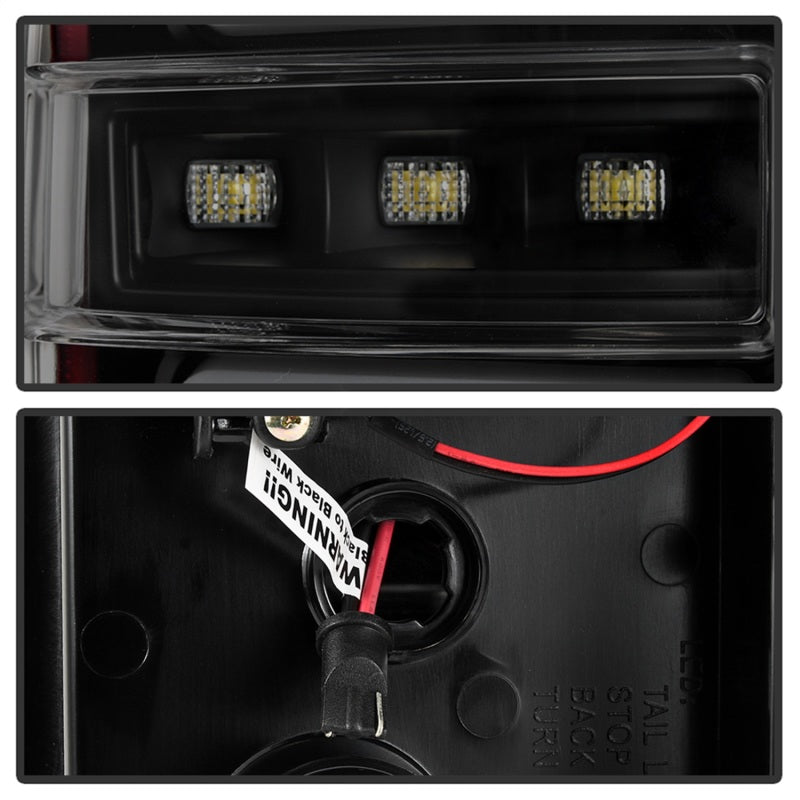 Spyder 16-17 Toyota Tacoma LED Tail Lights - Black Smoke (ALT-YD-TT16-LED-BSM) 5085740 5085740 Photo - Unmounted