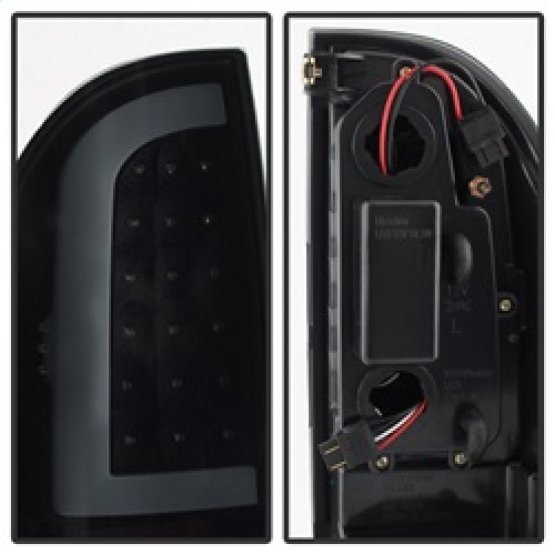 SPYDER xTune 05-15 Toyota Tacoma (Excl LED Tail Lights) LED Tail Lights - Blk Smk (ALT-ON-TT05-LBLED-BSM) 9038556 9038556 Photo - Unmounted