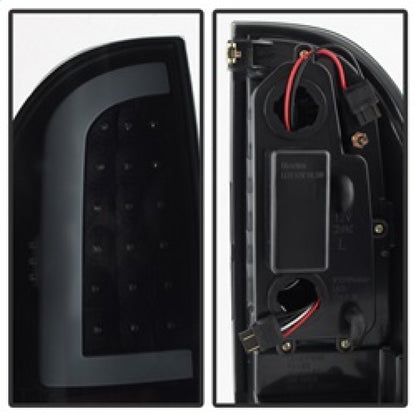 SPYDER xTune 05-15 Toyota Tacoma (Excl LED Tail Lights) LED Tail Lights - Blk Smk (ALT-ON-TT05-LBLED-BSM) 9038556 9038556 Photo - Unmounted