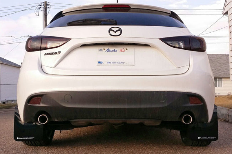 Rally Armor 2014+ Mazda3 Mud flap Red logo 0LKZU MF31-UR-BLK/RD User 4