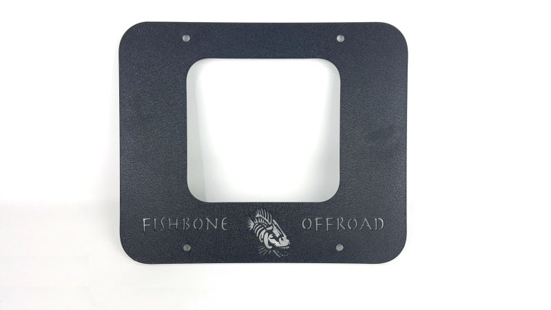 Fishbone Offroad 97-06 Jeep Wrangler TJ Tailgate Plate - Black Textured Powercoat Aluminum FB31058 FB31058 Photo - Primary