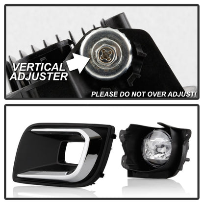 Spyder Toyota Sequoia 2018-2020 OEM Style LED Fog Lights w/OEM Fit Switch - Clear 5087140 5087140 Photo - Unmounted
