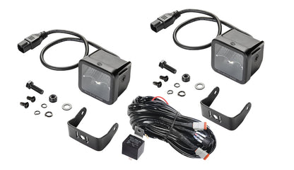 Hella Universal Black Magic 2.7in L.E.D. Cube Kit - Flood Beam 358176801 358176801 Photo - out of package