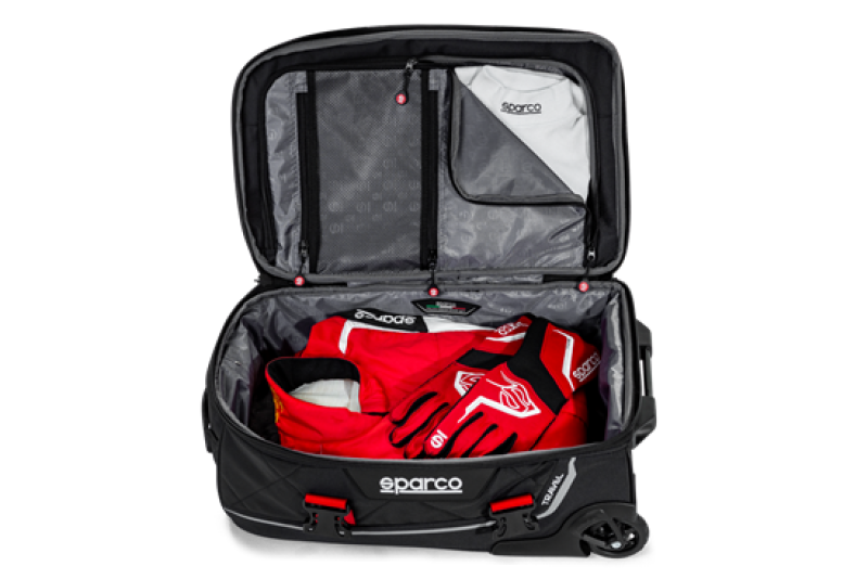 Sparco Bag Travel BLK/RED 016438NRRS 016438NRRS Photo - Primary