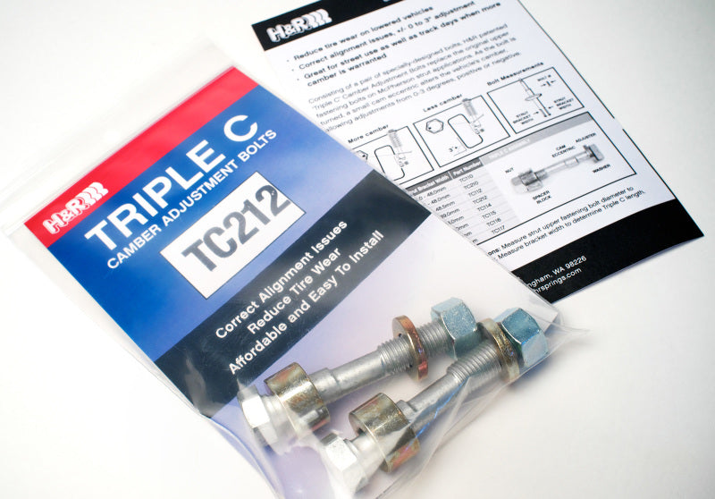 H&R Triple C Camber Adjustment Bolts Chevy SPRINT 1985-1991 TC212 Photo - Primary
