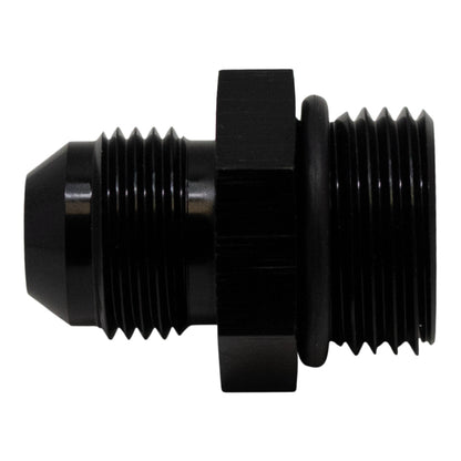 DeatschWerks 10AN ORB Male to 8AN Male Flare Adapter (Incl O-Ring) - Anodized Matte Black 6-02-0406-B 6-02-0406-B Photo - Primary