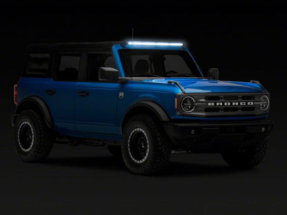 Raxiom 21-23 Bronco Axial Series 40-In 200w LED Light Bar w/ Windshield Mounting Brackets FB13196 FB13196 Photo - Close Up
