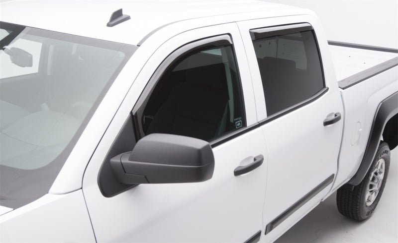 EGR 14+ Chev Silverado/GMC Sierra Crw Cab In-Channel Window Visors - Set of 4 (571771) 571771 571771 Photo - Mounted