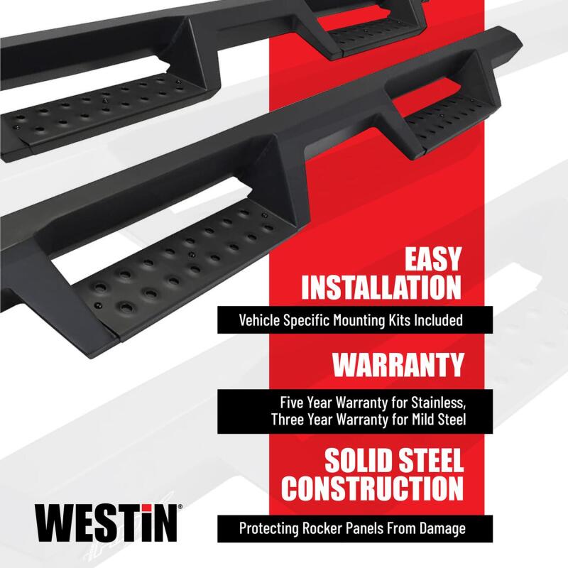 Westin 2024+ Tacoma Double Cab HDX Drop Nerf Step Bars 56-12785 56-12785 Features and Benefits