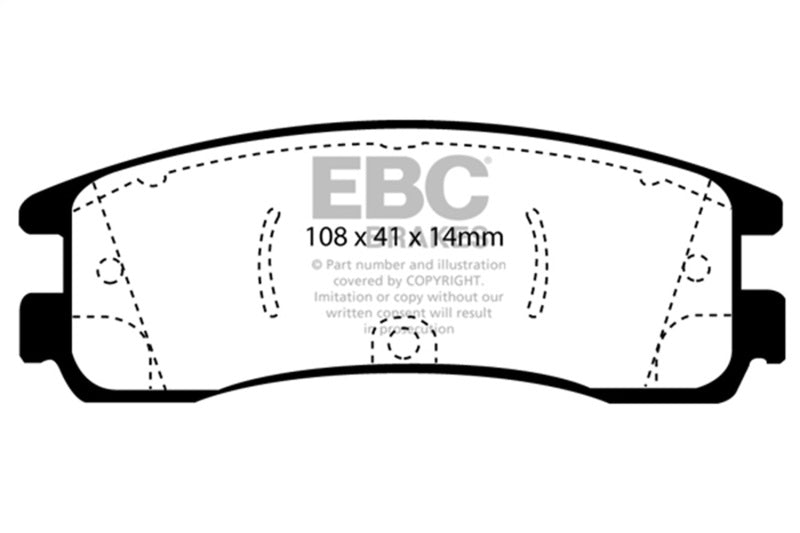 EBC Disc Brake Pad Set DP21122 Photo - Primary