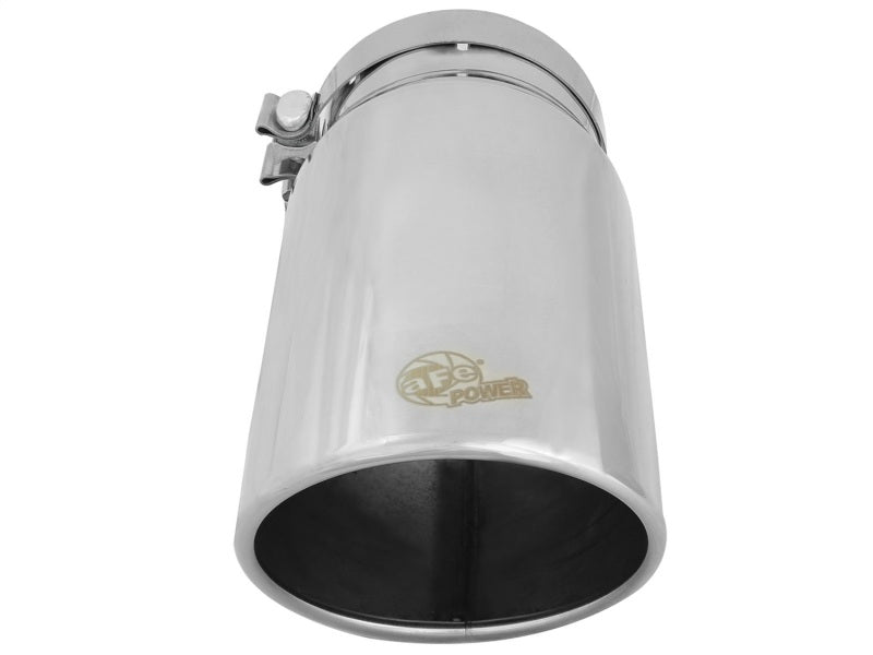 aFe MACH Force-Xp 5in 304 Stainless Steel Exhaust Tip: 5 In x 6 Out x 12L 49T50604-P12 Photo - Unmounted
