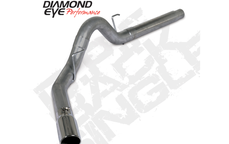 Diamond Eye Performance Diamond Eye 18-19 Ford 3.0L Powerstroke F150 - 4in 409SS DPF Back Exhaust Kit w/ Tip 4512BRA-DE K4382S-SS