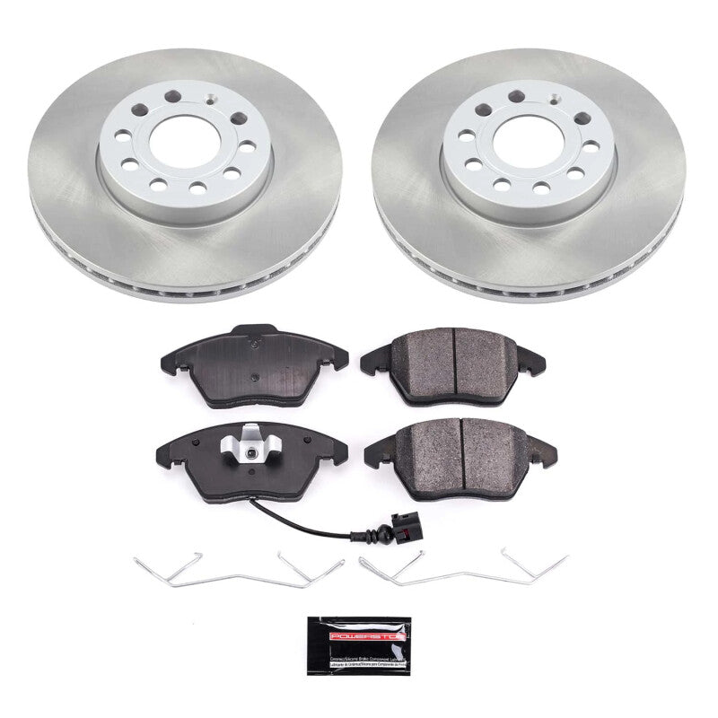 PowerStop Power Stop 06-09 Volkswagen Rabbit Front Semi-Coated Rotor Kit SC4623 SC4623 Photo - Primary