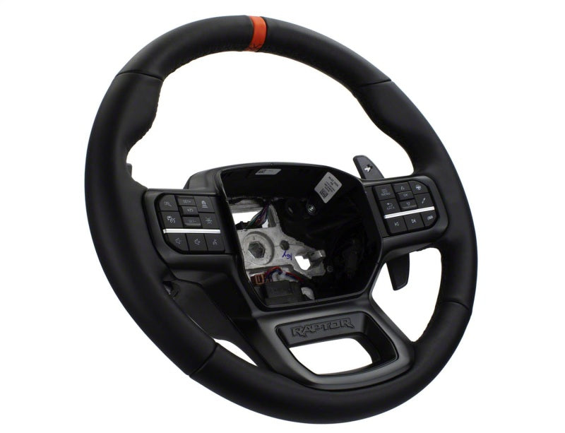Ford Racing 2021+ F-150 Raptor Steering Wheel Kit - Black M-3600-F15B M-3600-F15B Photo - Unmounted