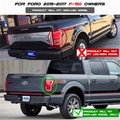 Spyder Ford F150 2015-2017 Light Bar LED Tail Lights - Black Smoke ALT-YD-FF15015-LBLED-BSM 5083685 5083685 Photo - Mounted