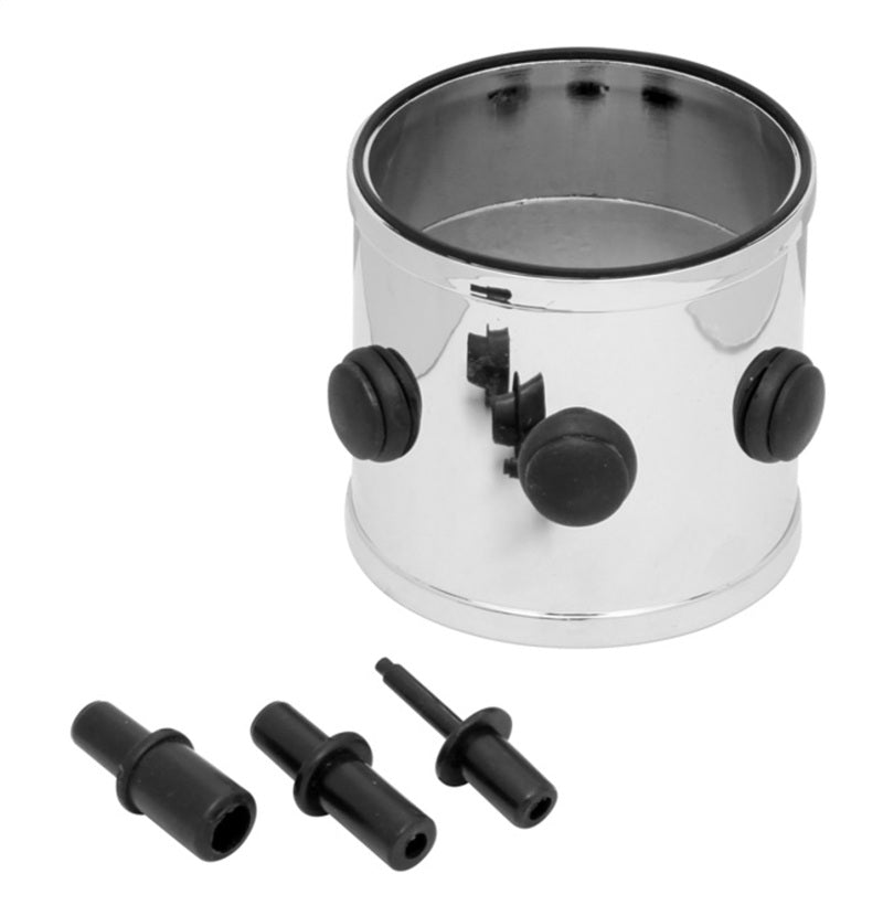 Spectre Universal Adapter Intake Manifold / Vent Port & Vacuum Sensor Adapter 3in. - Chrome 87071 87071 Photo - Primary