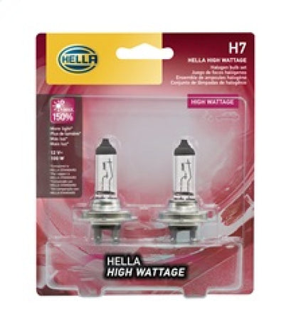 Hella High Wattage Bulb H7 12V 100W PX26d T4.6 (Pair) H7 100WTB H7 100WTB Photo - in package