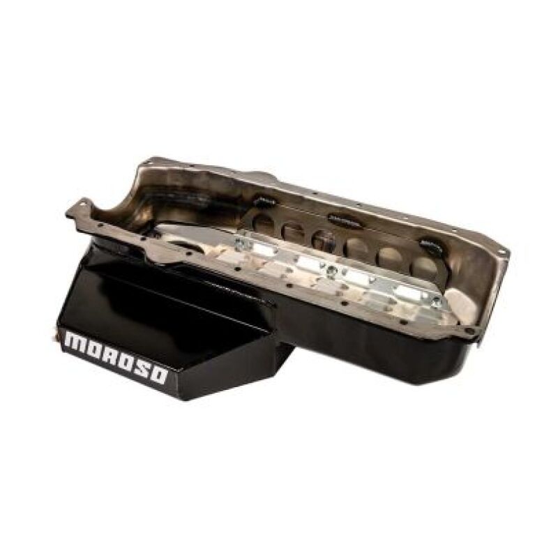 Moroso SBC CT Wet Sump Oil Pan 7-Qt 2-Piece Rear Main 21328 21328 User 1