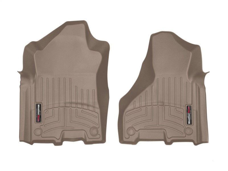 WeatherTech WT FloorLiner - Front - Tan Floor Mats Floor Mats - Rubber main image