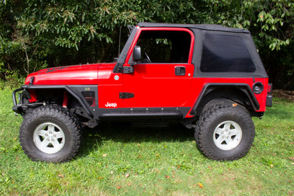 Fishbone Offroad Jeep LJ Rock Slider W/Tube Step - Black Powdercoat FB23085 FB23085 Photo - lifestyle view