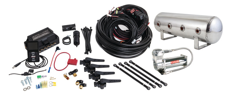 AIRLIFT 3H(1/4"Air Line,2.5 Gallon Lightweight Polished Alum.,VIAIR 444C Comp) 27791 Photo - Primary