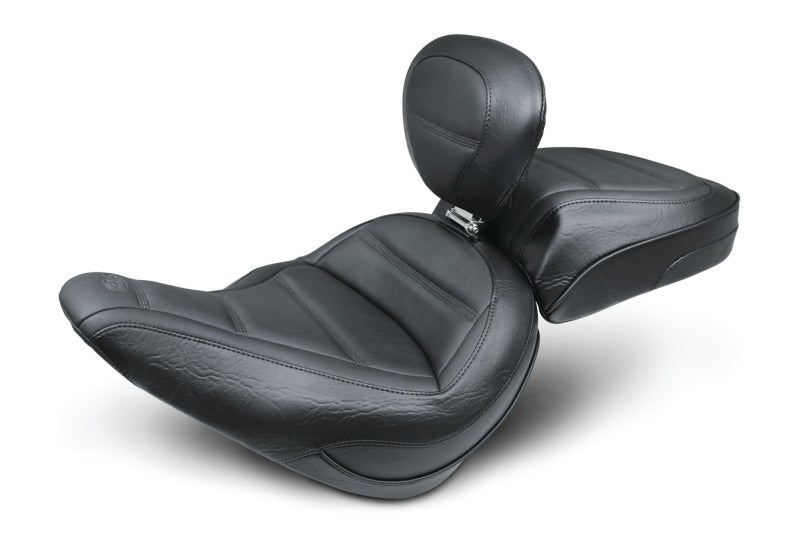 Mustang Motorcycle Mustang 18-21 Harley Softail Slim Standard Touring Recessed Passenger Seat - Black 79026 79026 Photo - Primary