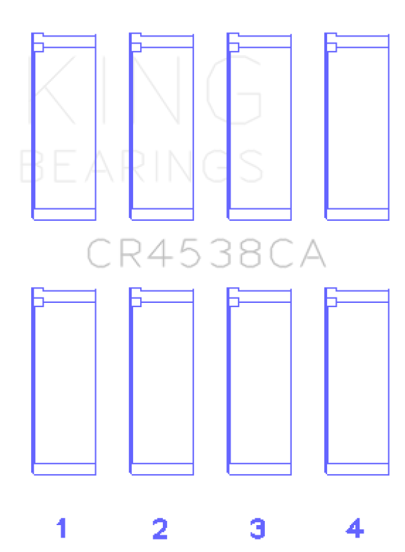 King Engine Bearings King Mini Cooper S/Cooper S Conv/Works W11B16A (Size +0.25) Rod Bearing Set CR4538CA0.25 CR4538CA0.25 Photo - Primary