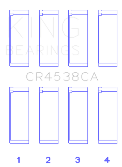 King Engine Bearings King Mini Cooper S/Cooper S Conv/Works W11B16A (Size +0.5) Rod Bearing Set CR4538CA0.5 CR4538CA0.5 Photo - Primary