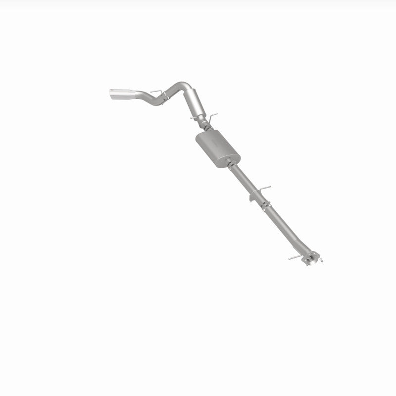 Magnaflow 2022+ GM 2500/3500HD 6.6L Gas Single Passenger Side Rear Exit Cat-Back Exhaust 19524 19524 360 Degree Image Set