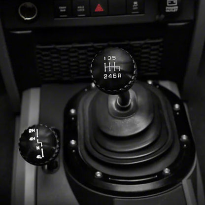 DV8 Offroad 2011-2018 Jeep JK 6-Speed Shift Knob Black D-JP-181112-BK D-JP-181112-BK Photo - Mounted