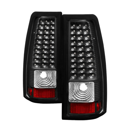 SPYDER Xtune Chevy Silverado 1500/2500/3500 99-02 LED Tail Lights Black ALT-ON-CS99-LED-BK 5008817 5008817 Photo - Primary