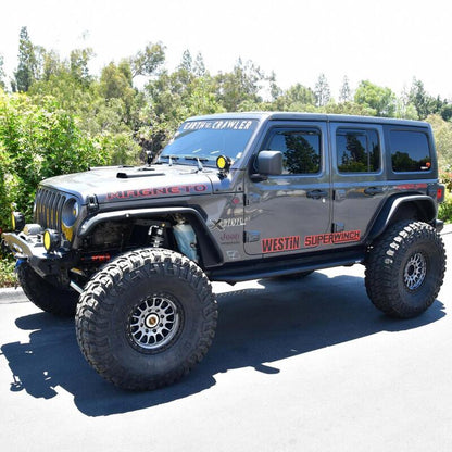 Westin 18-24 Jeep Wrangler (JL) Unlimited 4DR Outlaw Running Board 28-34065 28-34065 Photo - Mounted