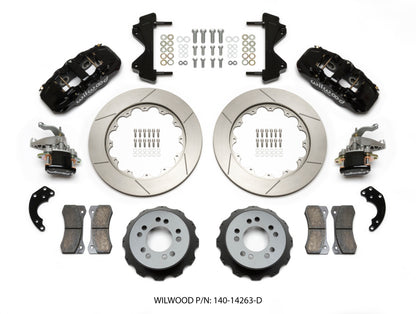 Wilwood AERO4 / MC4 Rear Kit 14.00 Currie Pro-Tour Unit Bearing Floater 140-14263 140-14263 Photo - Primary
