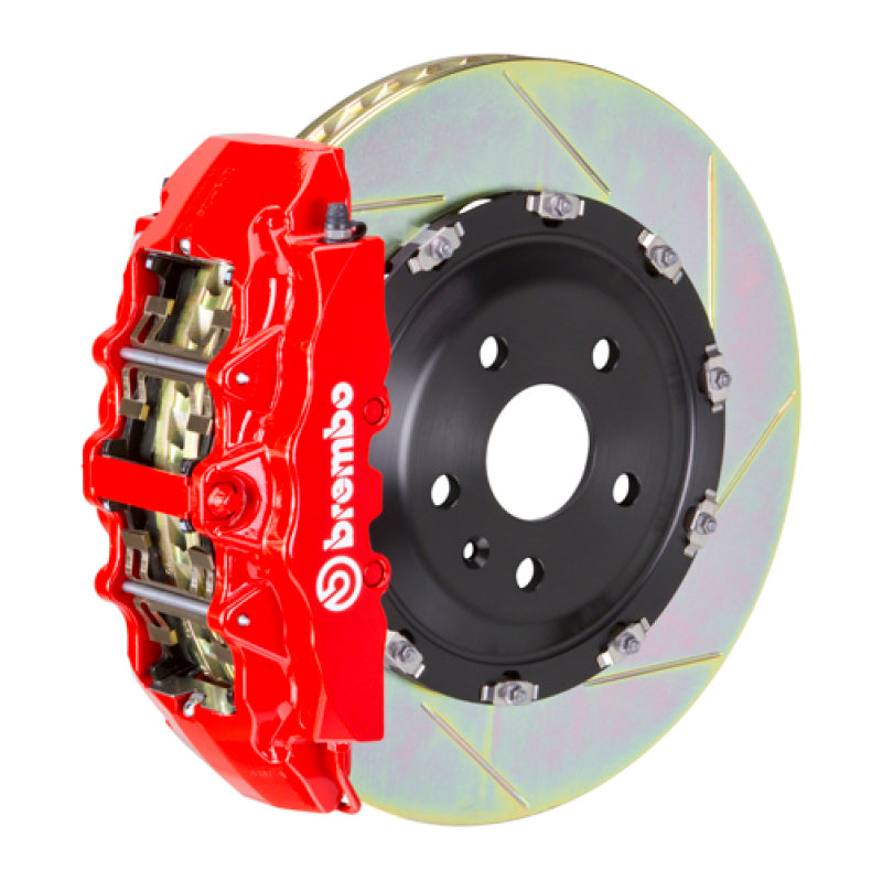 Brembo 08-17 S5 Front GT BBK 6 Piston Cast 380x34 2pc Rotor Slotted Type1-Red 1T2.9007A2 1T2.9007A2 Photo - Primary