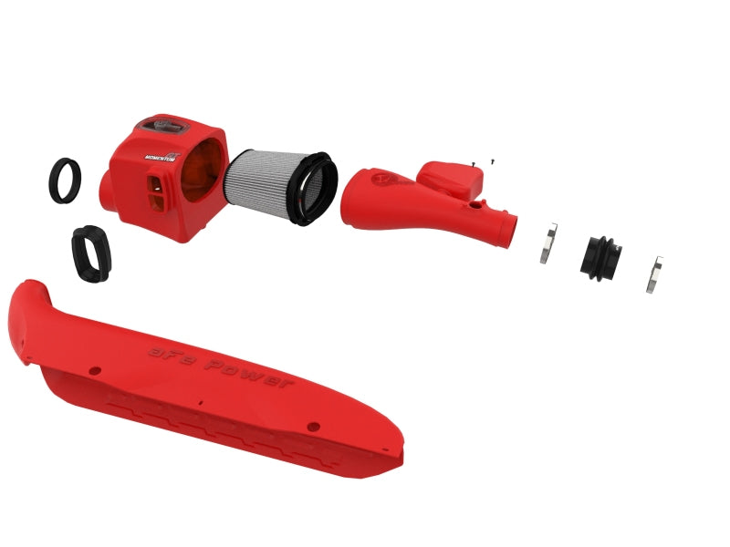aFe 16-23 Toyota Tacoma V6 3.5L Momentum GT Red Edition Cold Air Intake System w/ Pro DRY S Filter 51-76005-R 51-76005-R Photo - Unmounted