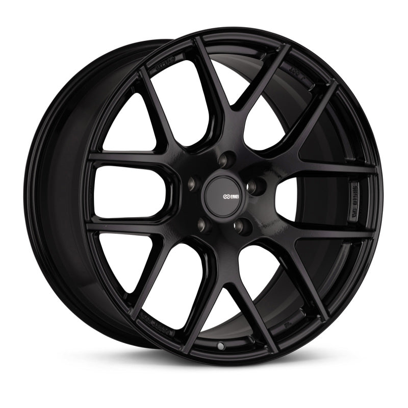 Enkei XM-6 Wheel Gloss Black 20x8.5 +40 5x120 531-285-1240BK Photo - Primary