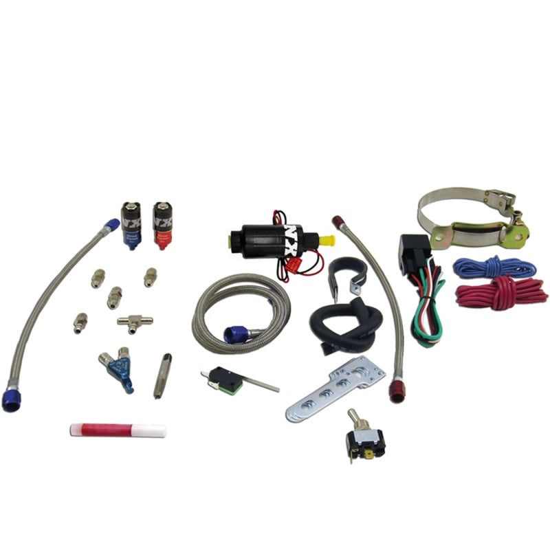 Nitrous Express 2 Cyl Piranha Nitrous Kit (V-Twins w/Single Carb) w/o Bottle 60022-00P 60022-00P Photo - Primary