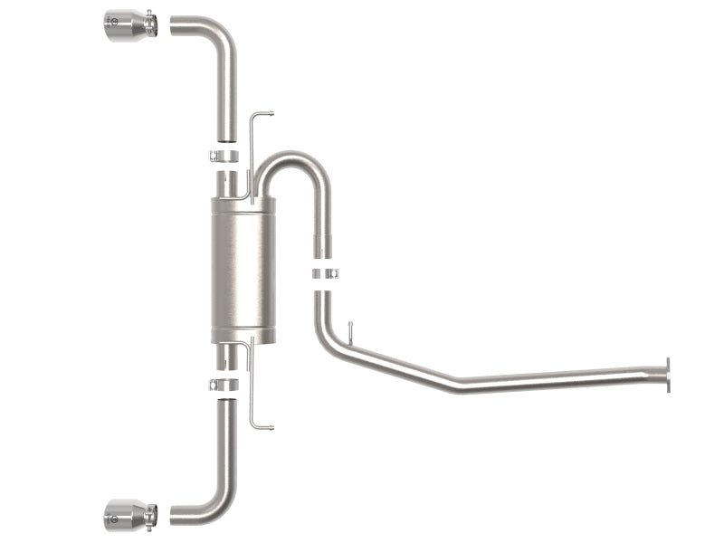aFe Power 19-21 Toyota RAV4 L4-2.5L Takeda 304 SS Cat-Back Exhaust w/ Polished Tip 49-36053-P 49-36053-P Photo - Unmounted